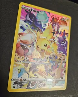 Pikachu (Secret) 160/159 Crown Zenith Holo Full Art Secret Rare Pokemon TCG NM - Image 5
