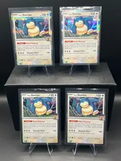 Hop's Snorlax Set of Four (4) - Regular - Pokemon TCG - Journey Together NM - Image 1