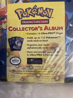 Official 1999 WOTC Pokemon TCG Card Folder - Brand New SEALED - Vintage - Rare - Image 4