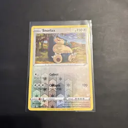 Snorlax 141/192 Reverse Holo Rebel Clash Pokemon Card - Near Mint - Image 1