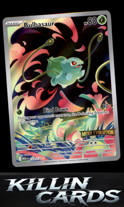Bulbasaur - 133/132 (Mega Evolution Stamped) 133/132 Pokemon Illustration Rare M - Image 1