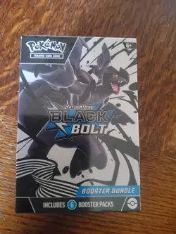 Pokemon Scarlet & Violet Black Bolt Booster Bundle Factory Sealed Box 6 packs - Image 1