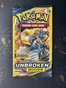 Pokemon Sun & Moon Unbroken Bonds 3 Card Mini Booster Pack 4 Pack Art Set - Image 5