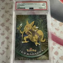 1999 Topps Pokemon TV #59 Arcanine Foil Black Logo PSA 9 MT - Image 2