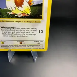 Pidgey Common Base Set (Shadowless) 057/102 LP Vintage Pokemon Card TCG 1999 - Image 4