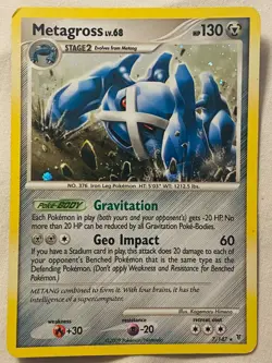 Pokemon Supreme Victors – Metagross 7/147 – Rare Holo – LP - Image 1