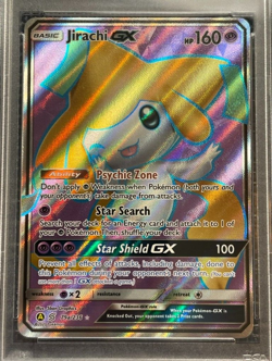Jirachi GX Pokemon SM Unified Minds Alternate Full Art Ultra Rare 79a/236 PSA 9 - Image 2