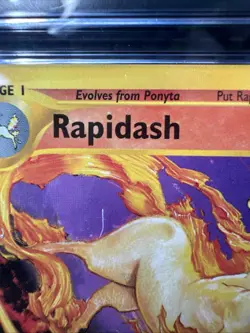 CGC 10 GEM MINT Rapidash 2002 Black Star Promo 51 Pokemon TCG POKEMON CENTER NY - Image 2