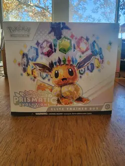 Pokemon TCG S&V Prismatic Evolutions ETB Elite Trainer Box FACTORY SEALED - Image 1