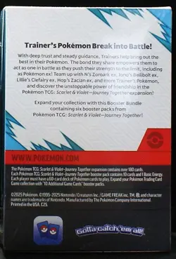 Factory Sealed Pokemon Scarlet & Violet Journey Together Booster *Trusted Seller - Image 2