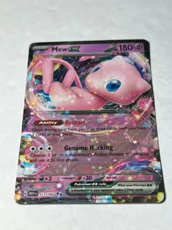 Pokemon TCG Mew ex 151/165 Sv: Scarlet & Violet 151 Holo Double Rare NM - Image 1