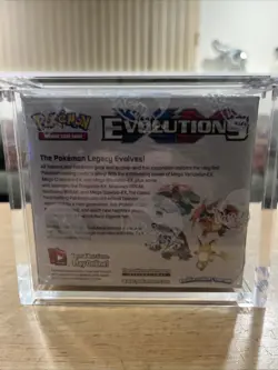 Pokemon Evolutions XY Booster Box 2016 With Acrylic Case Factory Sealed - Image 2