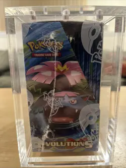 Pokemon Evolutions XY Booster Box 2016 With Acrylic Case Factory Sealed - Image 3