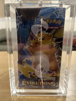 Pokemon Evolutions XY Booster Box 2016 With Acrylic Case Factory Sealed - Image 4