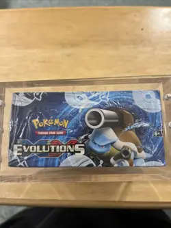 Pokemon Evolutions XY Booster Box 2016 With Acrylic Case Factory Sealed - Image 5
