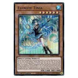 1X NM Yugioh! Elfnote Tinia - BPRO-EN011 - Ultra Rare 1st Edition - Image 1