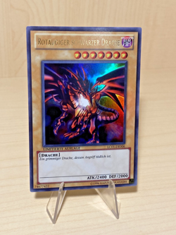 Yugioh / Rotaugiger Schwarzer Drache / LC01-DE006 / Ultra Rare / 1st Ed - Image 1