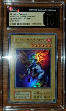 Yugioh 2024 Firewing Pegasus Japanese Legend Duelist Quarter Century CGC 10 - Image 1