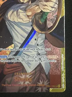 Shanks - OP01-120 SEC - PRB01 The Best- One Piece TCG - English - Image 4