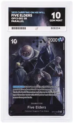 Five Elders (Alternate Art) OP13-082 Carrying On His Will One Piece CCG - ACE 10 - Image 1