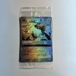Disney Lorcana Fabled Tinker Bell Glimmer Foil Promo 11/P3 SEALED - Image 1
