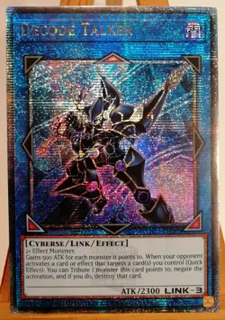 TN23-EN009 Decode Talker : Quarter Century Secret Rare Card : 1st Edition YuGiOh - Image 1