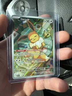 Pokemon TCG Eevee Prismatic Evolutions Black Star Promo Card ETB #173 - Image 1