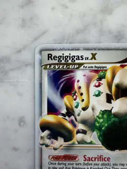 Pokemon TCG Regigigas LV.X Holo Rare Card Stormfront 100/100 LP/MP - Image 3