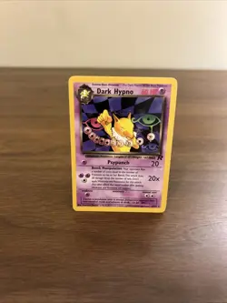 Pokemon Dark Hypno TCG Card 26/82 Non-Holo Rare Unlimited NM Near Mint Vintage - Image 1