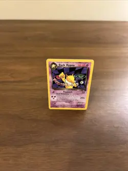 Pokemon Dark Hypno TCG Card 26/82 Non-Holo Rare Unlimited NM Near Mint Vintage - Image 4