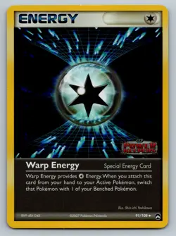 Pokemon Card - Warp Energy Power Keepers 91/108 Reverse Holo Stamped MP - Image 1