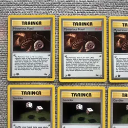 Pokemon 1st Edition Fossil Trainers PACK FRESH Card Lot Vintage WOTC 15 Total - Image 2
