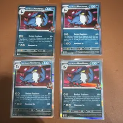 Pokemon Team Rocket Honchkrow Holo 127/172 Card Lot - 4 Cards - Image 1