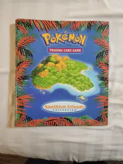 2001 Vintage Pokemon Southern Islands Binder " NO CARD'S " Binder Only - Image 1