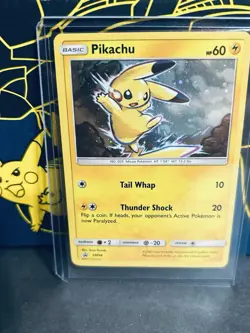 Pikachu SM98 Black Star Promo Pokemon Card. NM - Image 1