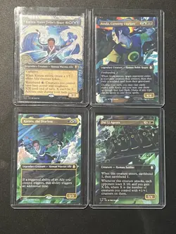 MTG Avatar The Last Airbender Borderless Card Lot Of 4 - Image 1