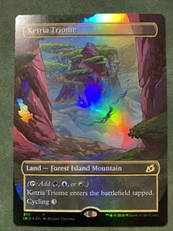 Ketria Triome (Showcase) -Foil Near Mint MTG Ikoria: Lair of Behemoths - Image 1
