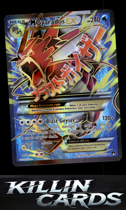 M Gyarados EX (Full Art) 115/122 Pokemon Ultra Rare XY - BREAKpoint Card LP - Image 1