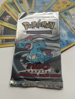 Pokemon Neo Genesis 1st Edition Open Pack 12 Card Bundle All Mint Condition - Image 3