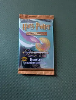 HARRY POTTER TRADING CARD GAME 1 x QUIDDITCH CUP SEALED BOOSTER PACK WOTC 2001 - Image 1