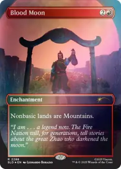 Blood Moon (Rainbow Foil) -Foil Near Mint MTG Secret Lair - Image 1