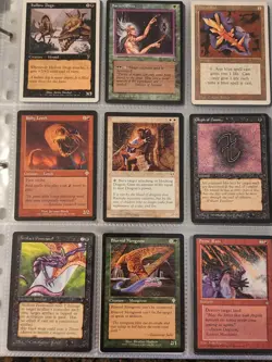 Vintage Magic The Gathering Binder Collection Card Lot MTG 1993-2003 Rares - Image 1
