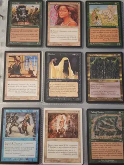 Vintage Magic The Gathering Binder Collection Card Lot MTG 1993-2003 Rares - Image 3