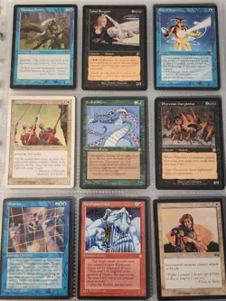 Vintage Magic The Gathering Binder Collection Card Lot MTG 1993-2003 Rares - Image 4
