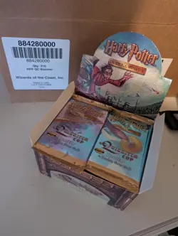 HARRY POTTER TRADING CARD GAME QUIDDITCH CUP 3 x SEALED BOOSTER PACKS 2001 WOTC! - Image 2