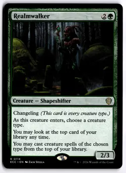 Realmwalker NM ECC Commander: Lorwyn Eclipsed MTG - Image 1