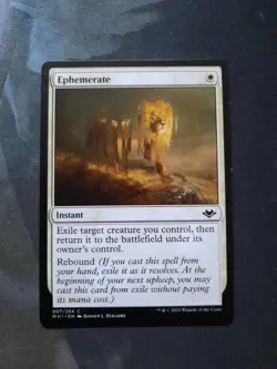 Magic the Gathering MTG - 1 x Ephemerate - Modern Horizons MH1 - EX - Image 1