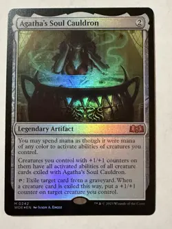 Magic: The Gathering Agatha's Soul Cauldron Wilds of Eldraine Foil Mythic - Image 1