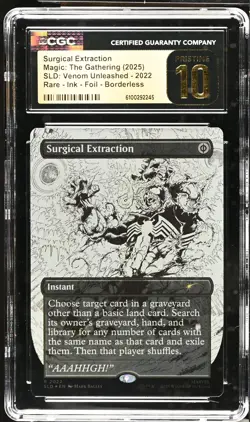 SURGICAL EXTRACTION Secret Lair Foil Venom Unleashed CGC Pristine 10 MTG - Image 1