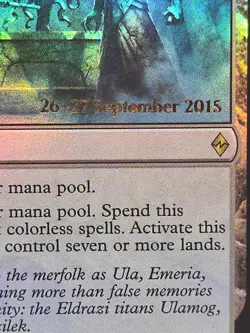 Shrine of the Forsaken Gods FOIL X1 BFZ MTG Battle For Zendikar PRERELEASE PROMO - Image 2